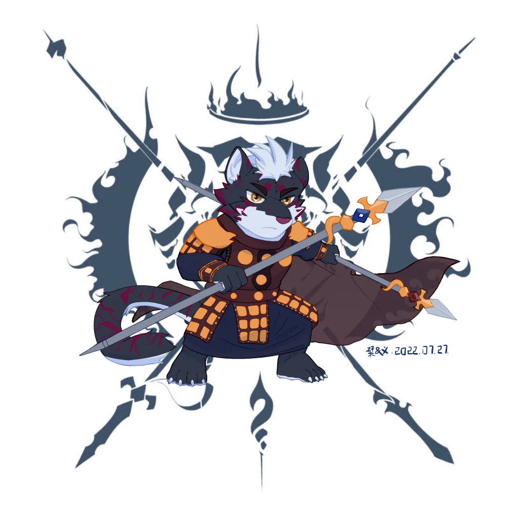委托 by 刊刊, furry, 兽人, 帅, 全身