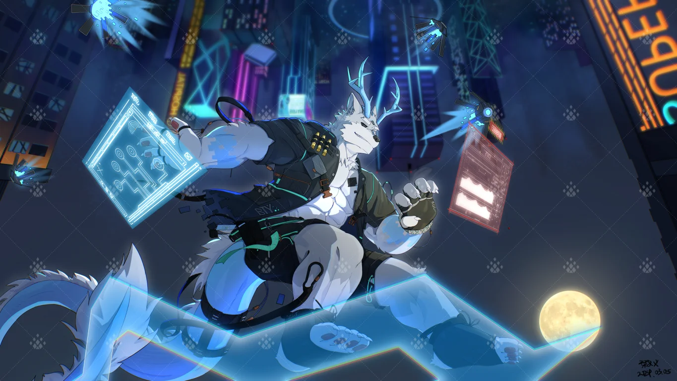 07n特别版 by 刊刊, furry, 全身, 兽人