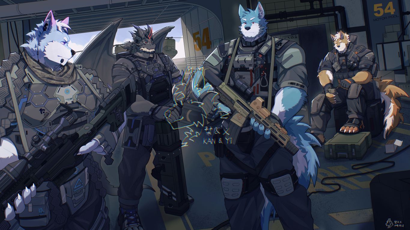 路比亚特别版委托 by 刊刊, furry, 全身, 兽人