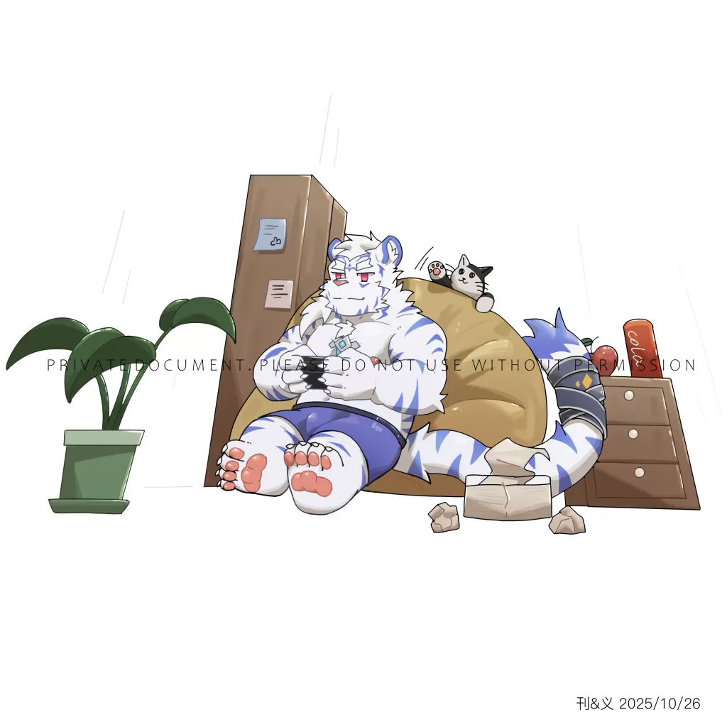 小七Q版委托 by 刊刊, furry, Q版, 兽人