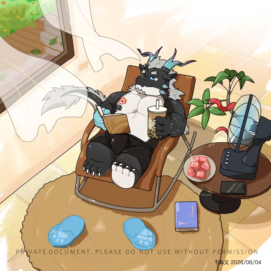 真君Q版 by 刊刊, furry, 全身, 兽人, Q版