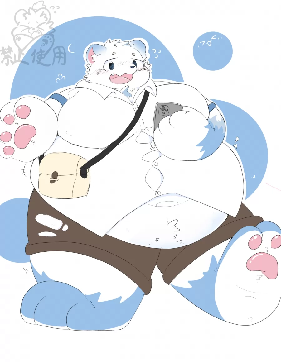 【委托】路上的大白🐻 by Melowo