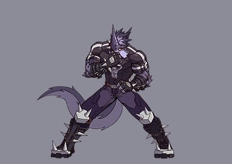 战斗姿势 by 长耳狼