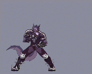 野狼飞膝 by 长耳狼