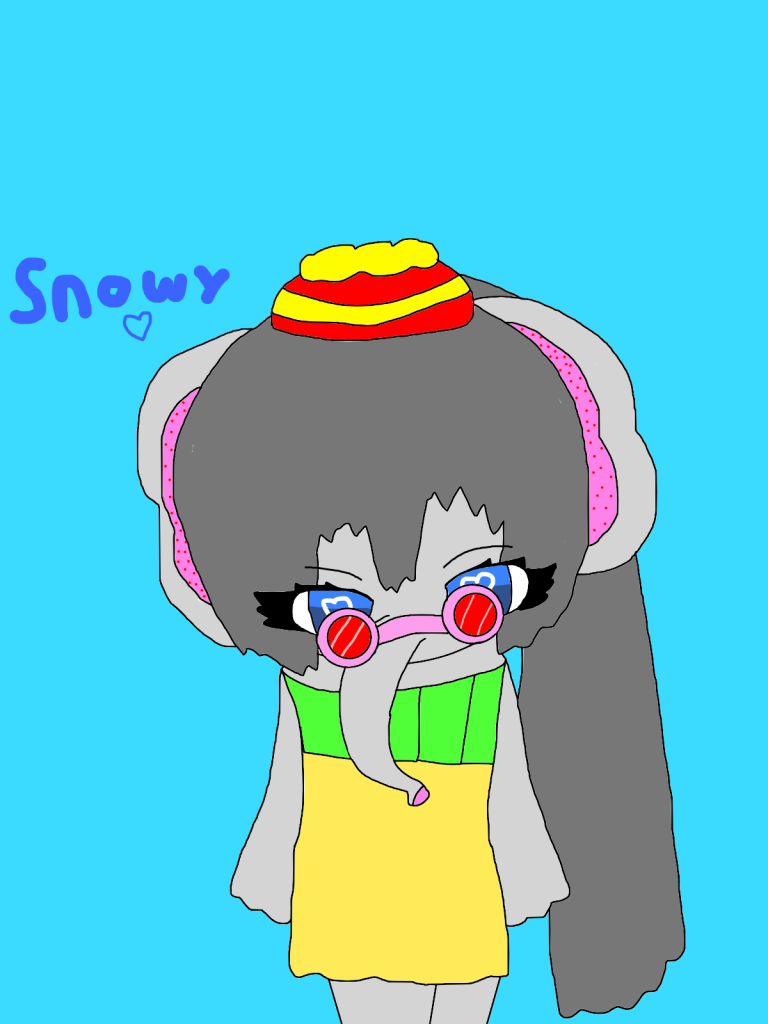 snowy by thebananasplitsau5, oc, drawing