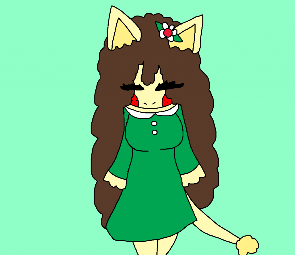 fifi by thebananasplitsau5, oc, drawing, kawaii