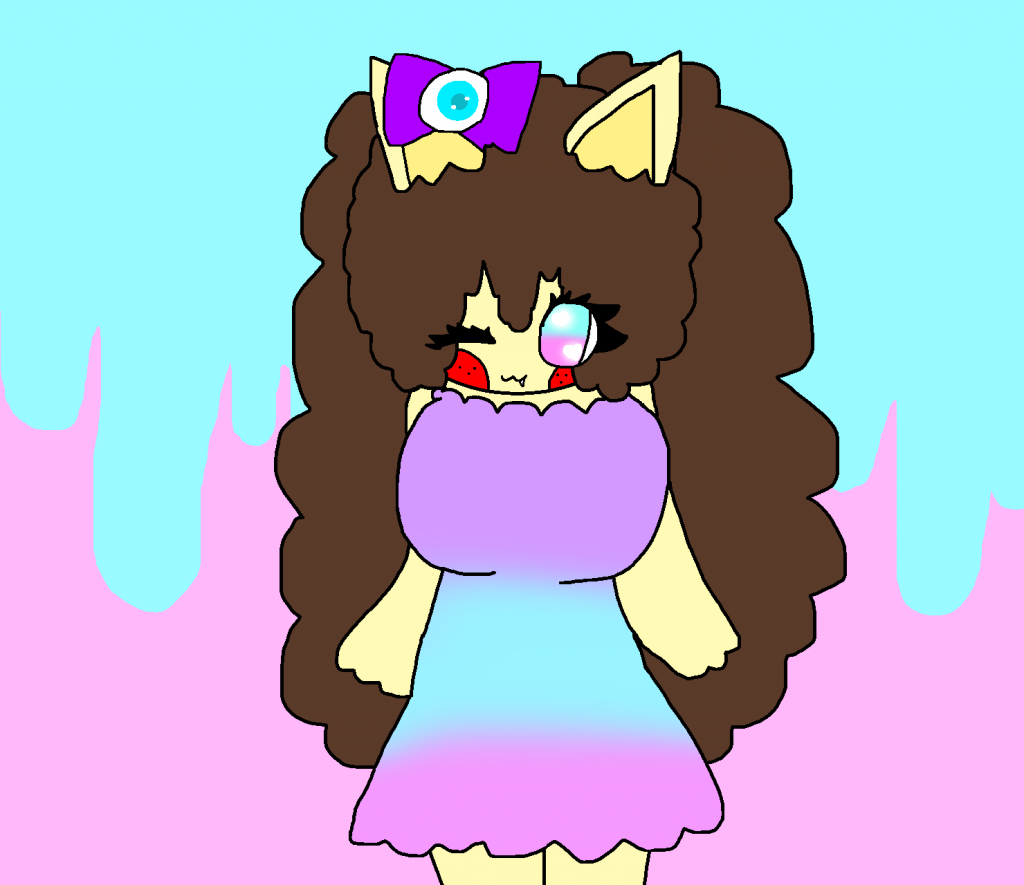 pastel lioness by thebananasplitsau5, oc, drawing, kawaii