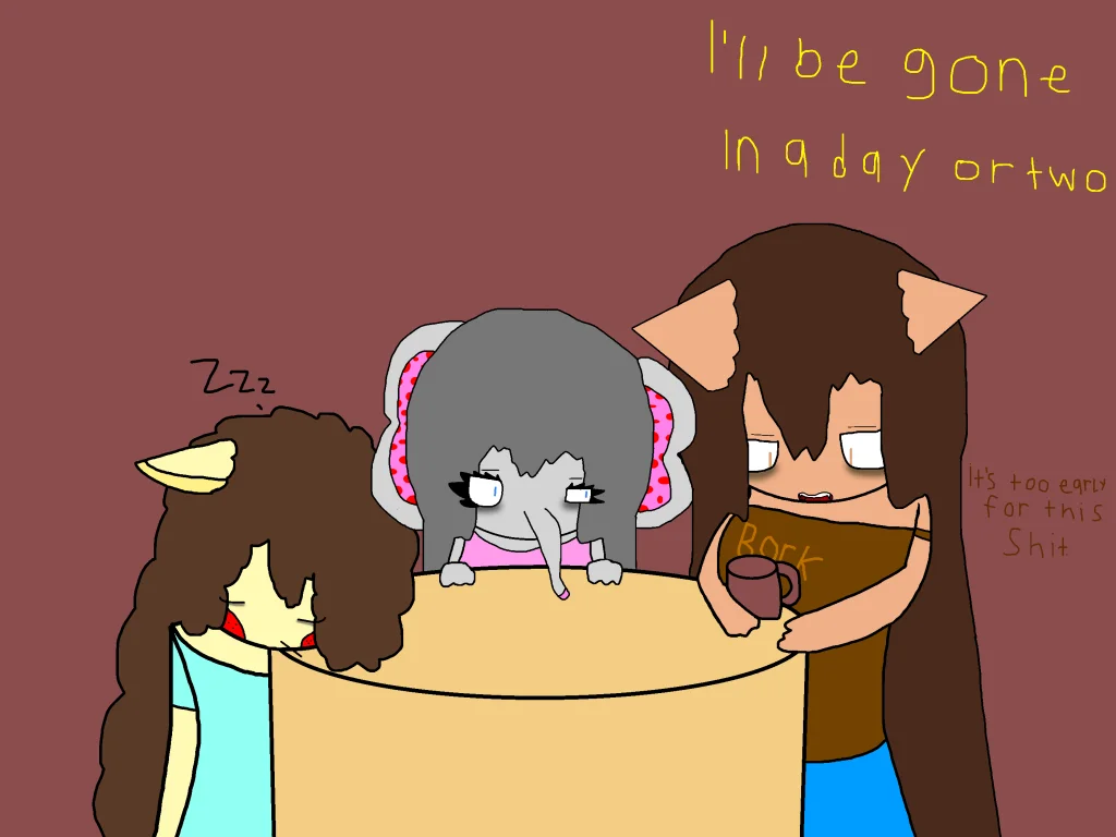 morning2 by thebananasplitsau5, oc, drawing