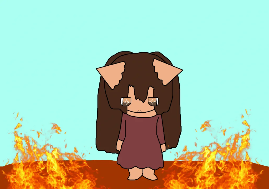 this is fine. by thebananasplitsau5, oc, drawing