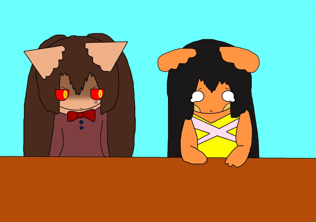 shut up by thebananasplitsau5, oc, drawing