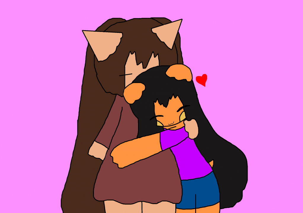 i love u by thebananasplitsau5, oc, drawing