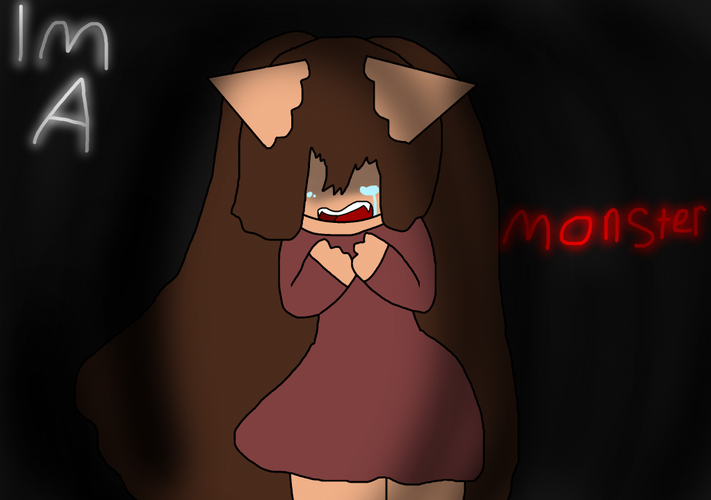 stay away from me by thebananasplitsau5, oc, drawing