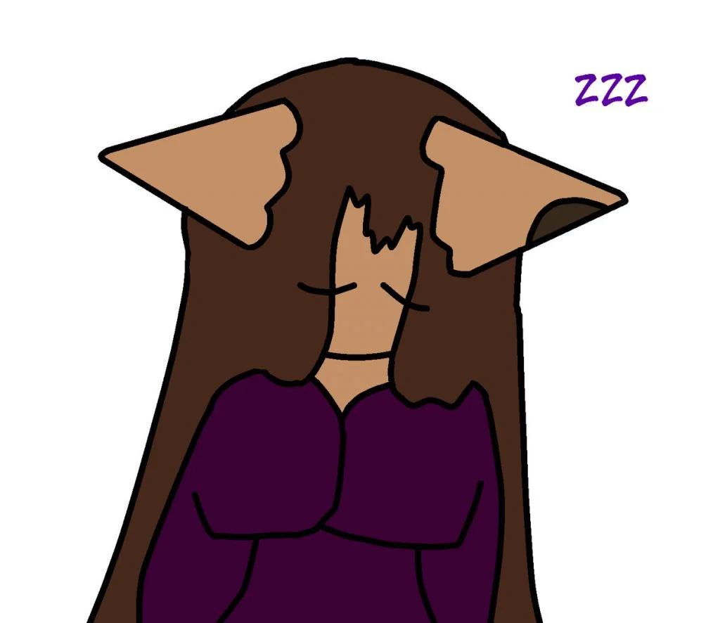 sleeping by thebananasplitsau5, drawing, oc