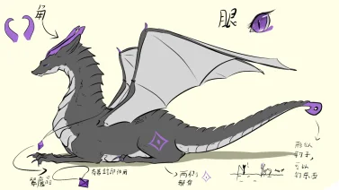 设定图--阿黑 by 羽毛砂糖
