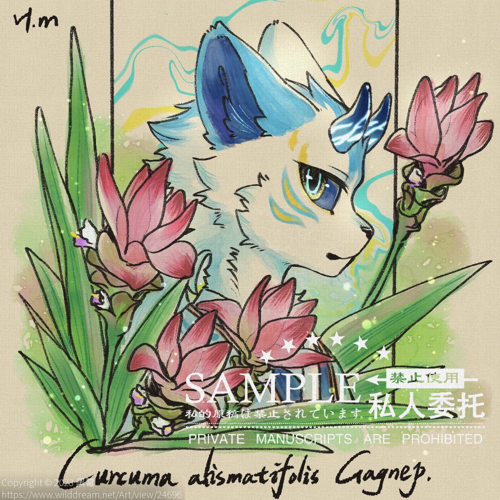 姜荷花 by 黑霉, furry