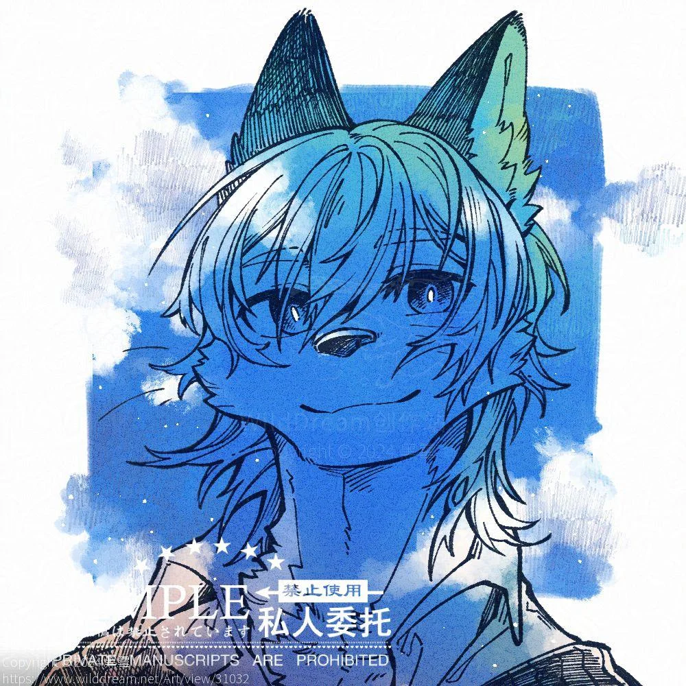 20230801 by 黑霉, 狐狸, furry, 头像