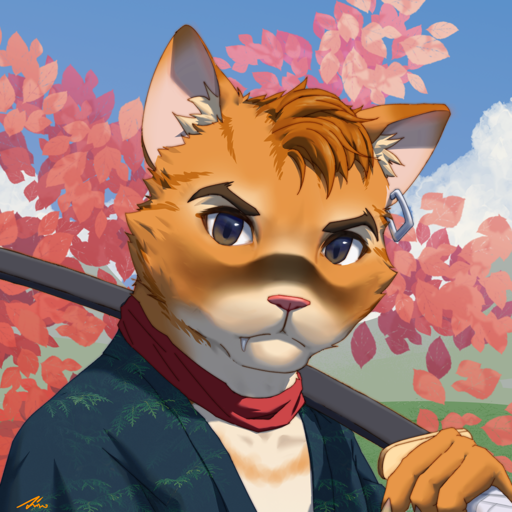抽奖阿猫头像 by 致郁型rimo, 猫, 橘猫