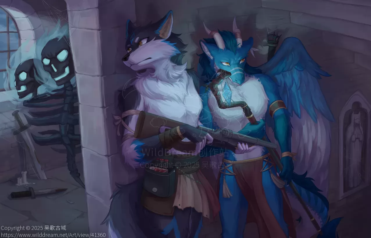 【委托】夜探古堡 by 吴歌古域