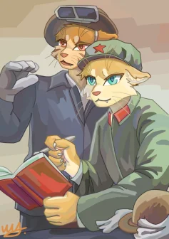 向工人学习宣传画 by 吴歌古域