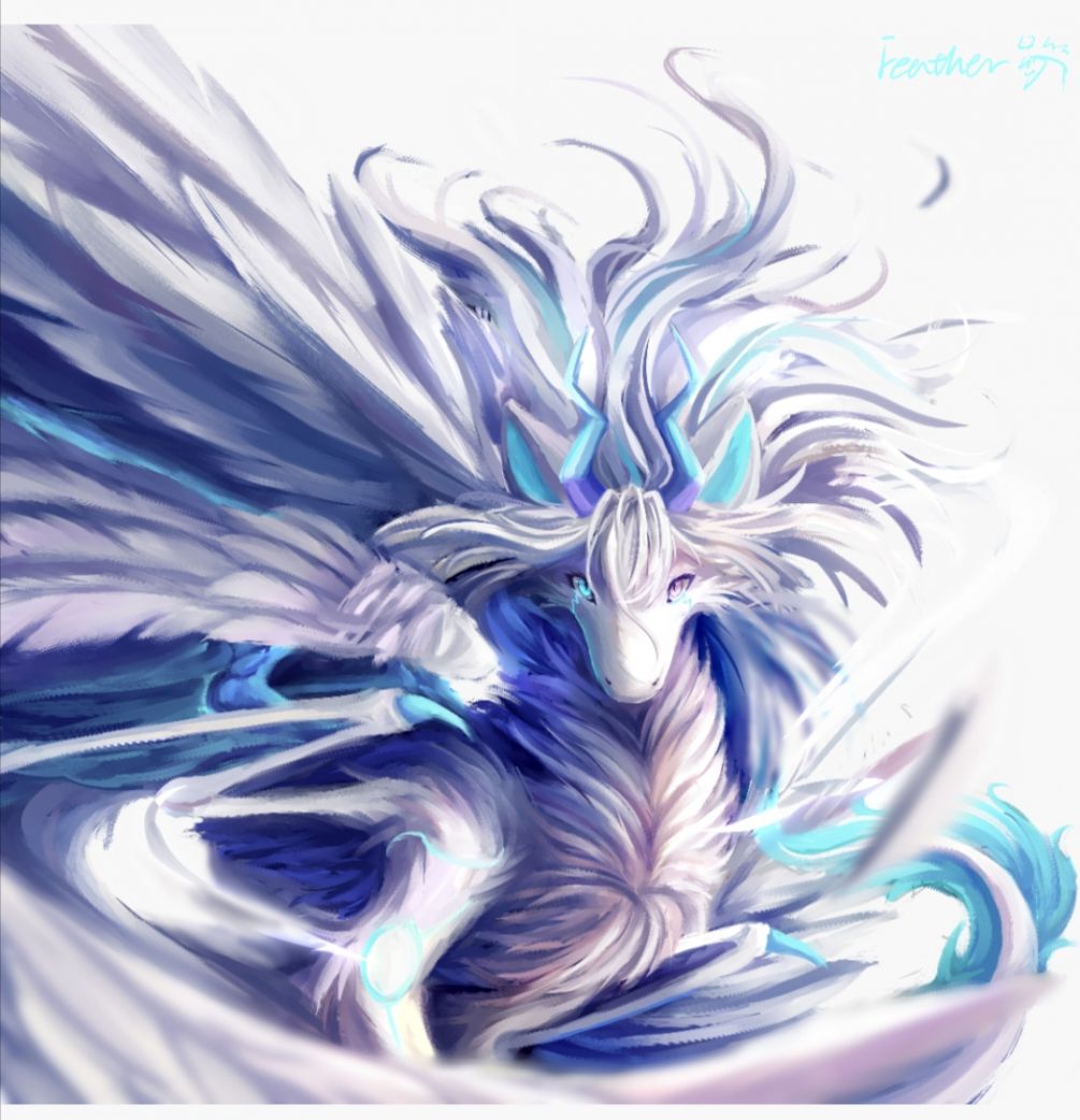 [厚涂大头委托]浩月 by 雾天墨羽Feather, 兽兽, 厚涂, 有偿, 龙