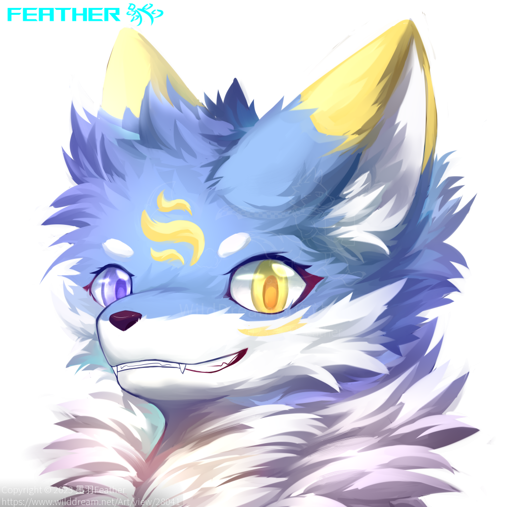 厚涂大头[sld] by 雾天墨羽Feather, 兽兽, 厚涂, 可爱, 有偿