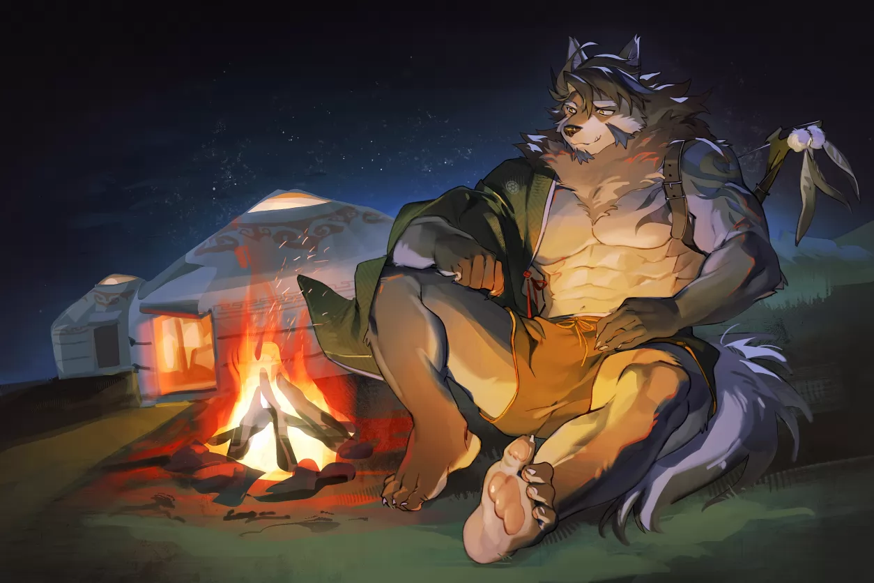 篝火 by 池一