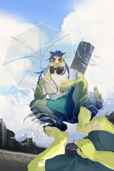 下雨天 by 池一