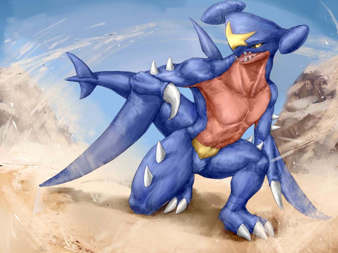 4AF7796001DD90E0EA6CB1F3F29DA6E0 by FrozenNorth, pokemon, 烈咬陆鲨, 精灵宝可梦