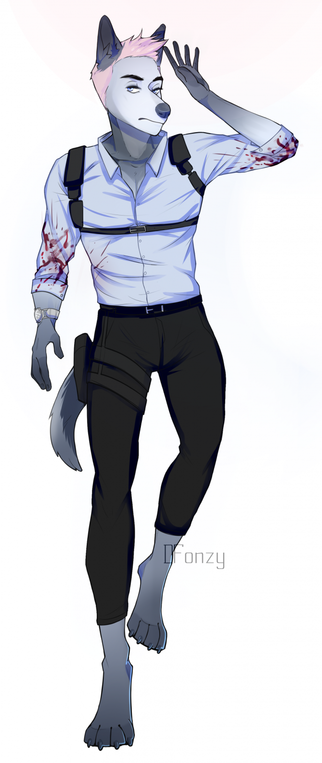Bodyguard by 致命的,  oc ,  dog, Furry , 狗狗