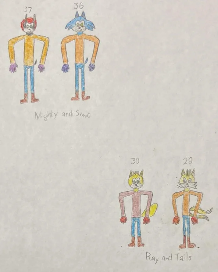 Mightonic (Mighty and Sonic) and Rayails (Ray and Tails) by Marc Brown part four by shwapneel1999