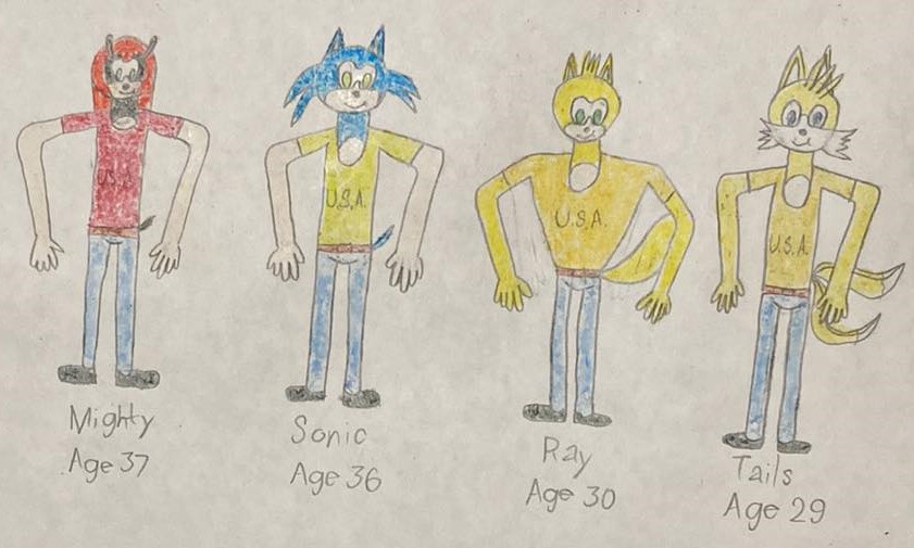 Mightonic (Mighty and Sonic) and Rayails (Ray and Tails) by Marc Brown part one by shwapneel1999