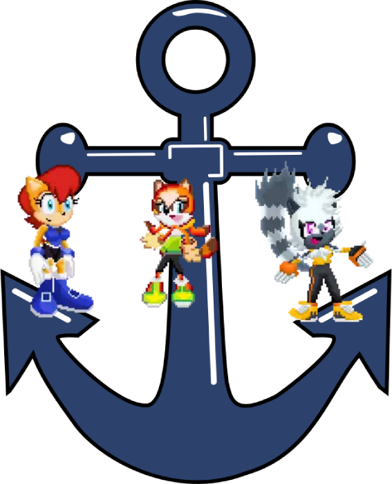 Sally, Marine and Tangle and the anchor by Marc Brown by shwapneel1999