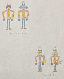 Mightonic (Mighty and Sonic) and Rayails (Ray and Tails) by Marc Brown part four