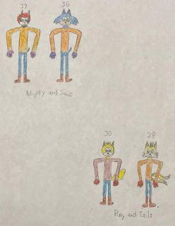 Mightonic (Mighty and Sonic) and Rayails (Ray and Tails) by Marc Brown part two by shwapneel1999