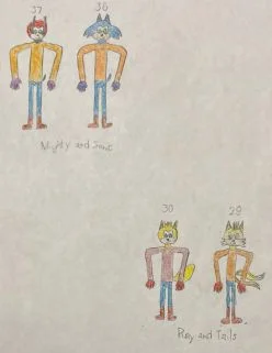 Mightonic (Mighty and Sonic) and Rayails (Ray and Tails) by Marc Brown part two by shwapneel1999