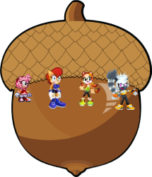 Amy, Sally, Marine and Tangle and the acorn by Marc Brown by shwapneel1999