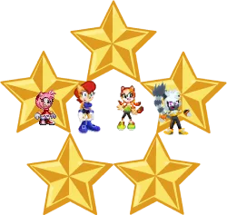 Amy, Sally, Marine and Tangle and five stars part one by Marc Brown by shwapneel1999