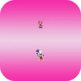 Fourth iOS 15 and iPad OS 15 icon featuring Amy and Tangle by shwapneel1999