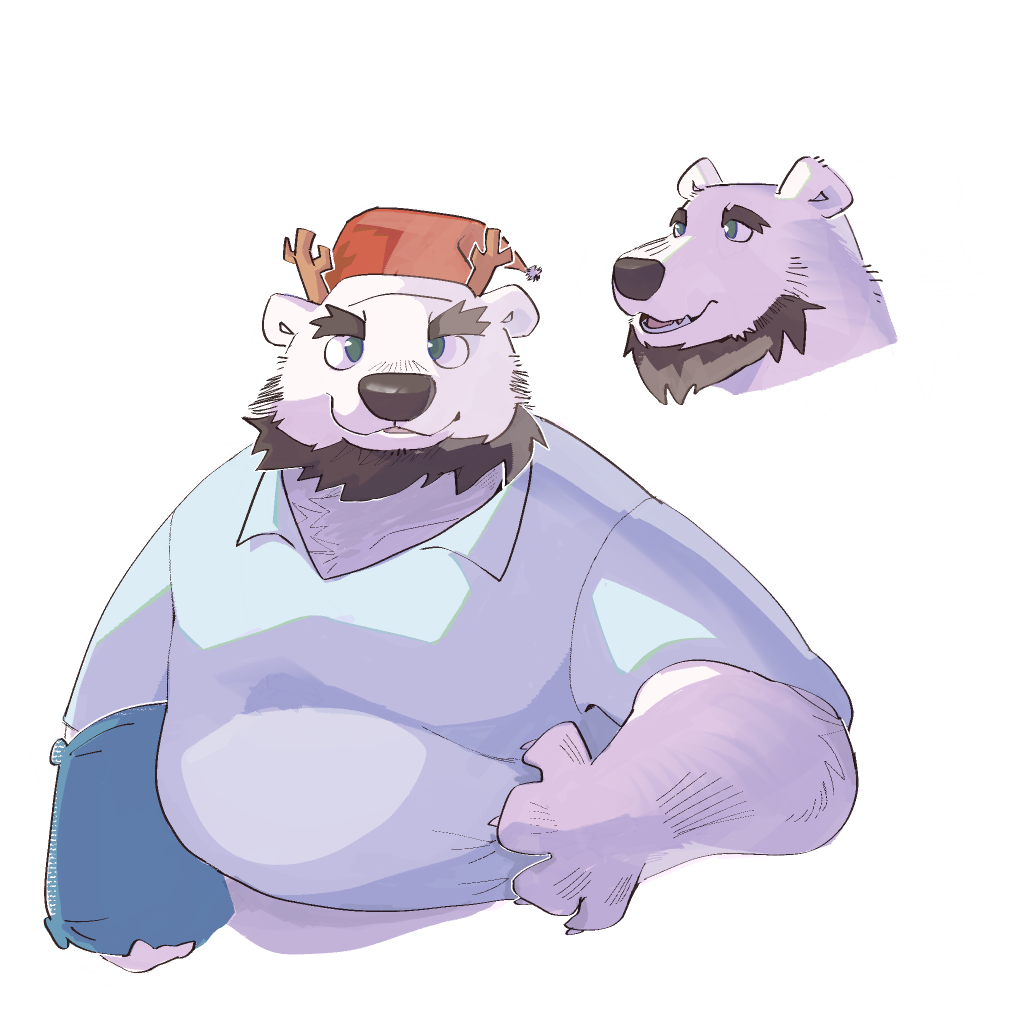 Amorog the polar bear by 参咸犬