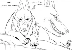 幽灵公主 - 摩洛 by ~MortenEng22, furry