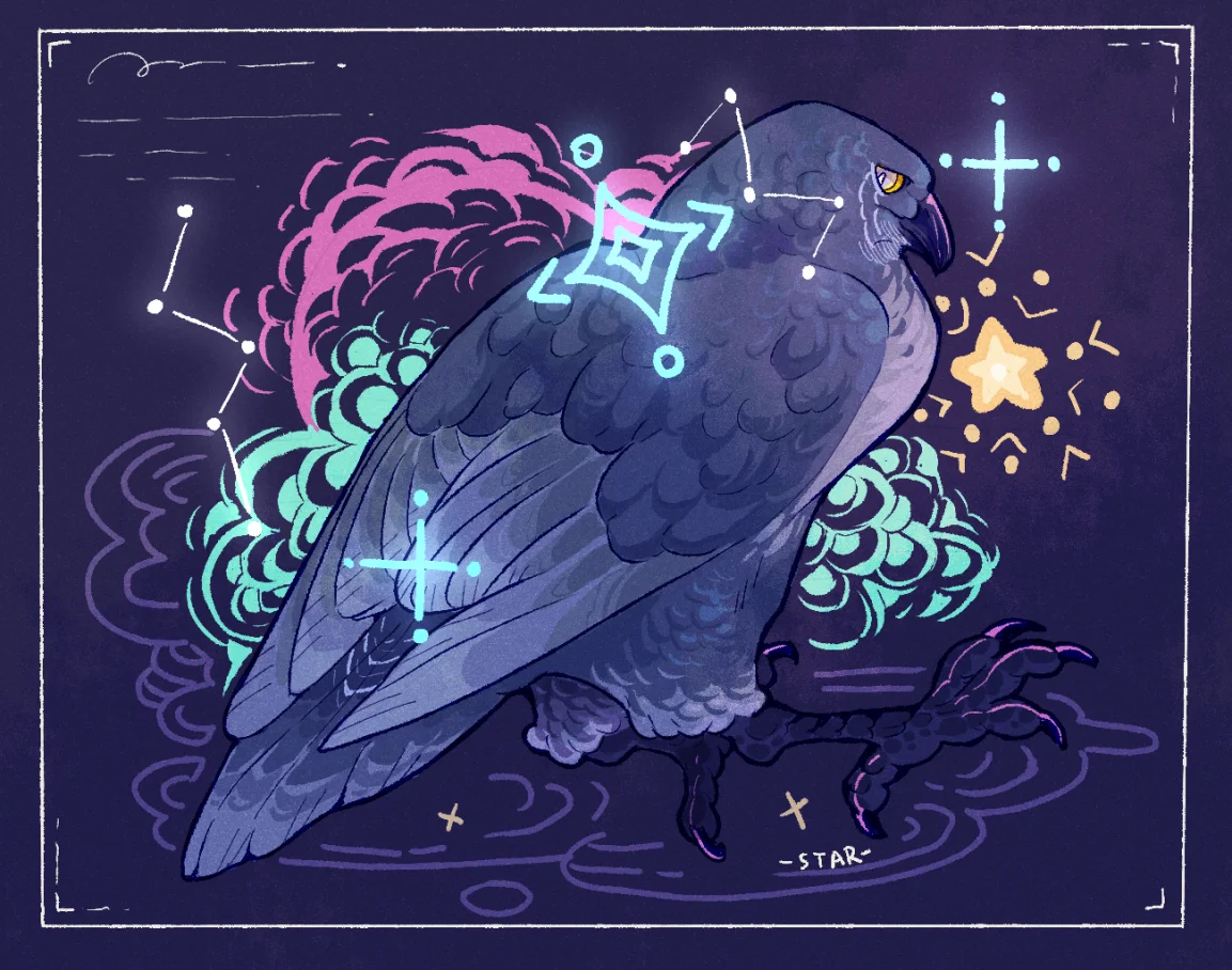 神话仿制 by 星木, furry, bird, 赠图, 兽绘