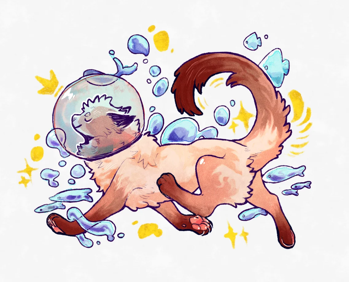 猫猫 by 星木, 兽绘, furry, cat