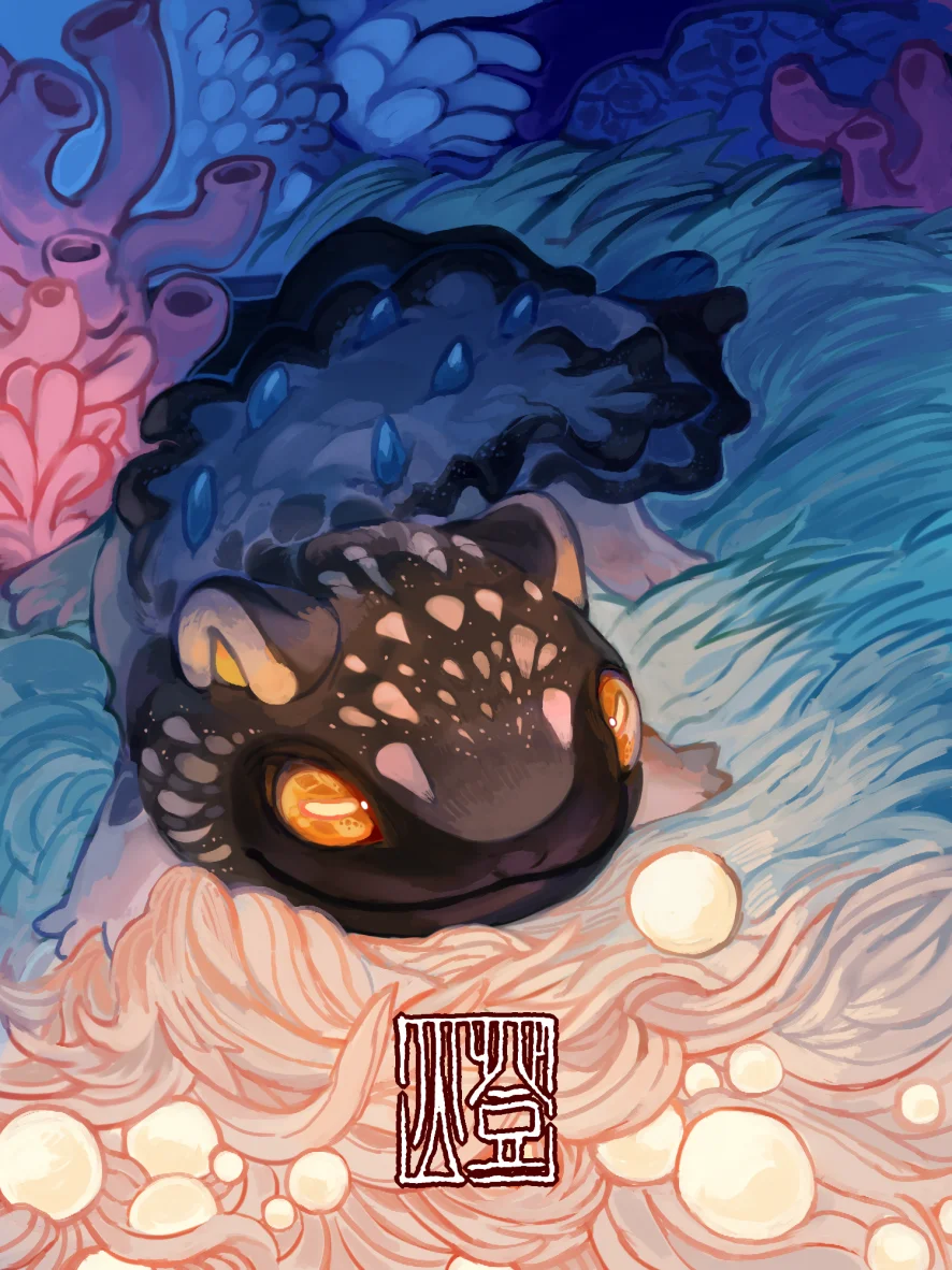 灰灰灰 by 星木, OC, 厚涂, furry, furry oc, 场景