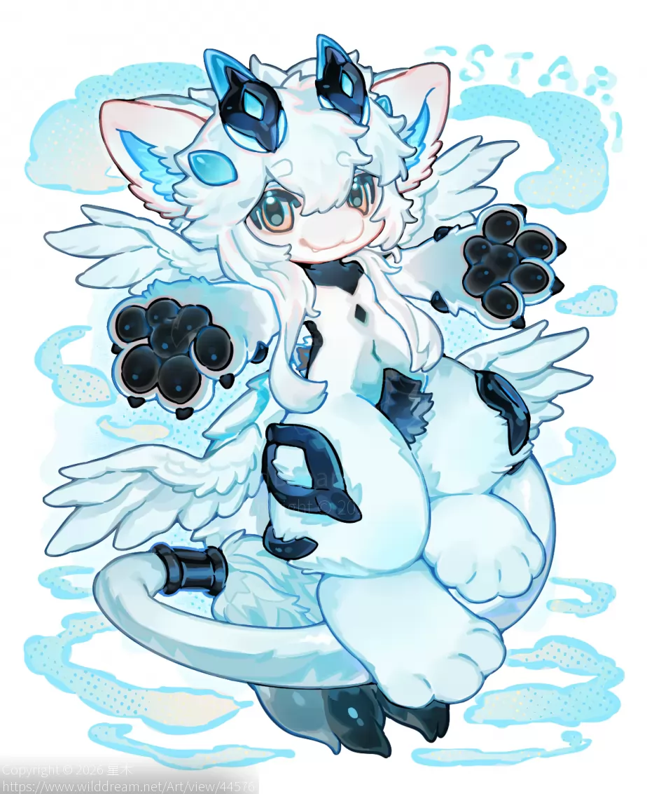 来个抱抱！ by 星木, furry, 全身, 兽绘, 立绘