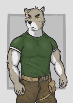 【Doodle】Military Dog by Nanuck