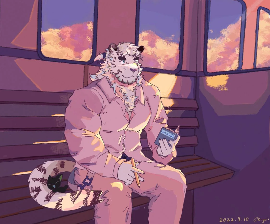 猫的列车 by 暮予