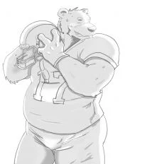 Football Bear by Kannuk