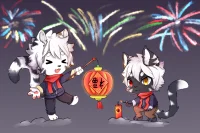 白虎的新年委托 by 蜂蜜白熊