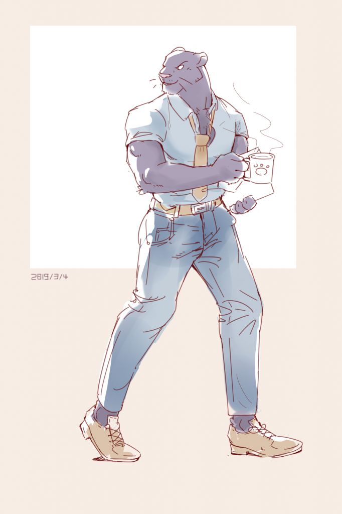 摸鱼 by 荒聲野獸, 黑豹