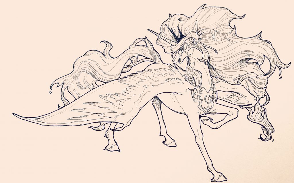 魇月 by 讴歌-ogre, 彩虹小马, pony